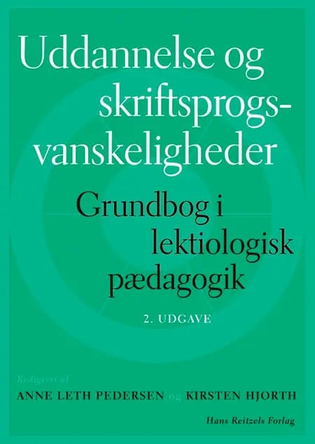 Uddannelse og skriftsprogsvanskeligheder af Kirsten Margrethe Hjorth