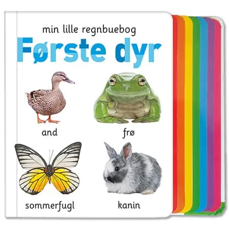 Min lille regnbuebog - Første dyr 