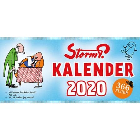 Storm P. - Kalender 2020 - 366 fluer af Robert Storm Petersen