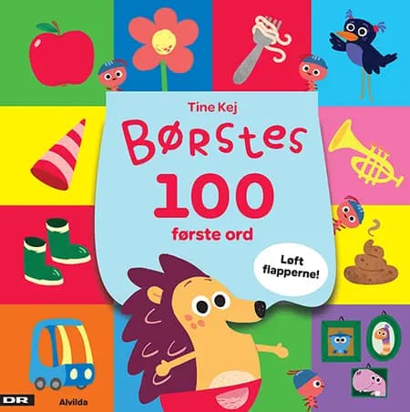 Minisjang - Børstes 100 første ord - Løft flapperne af Tine Kej