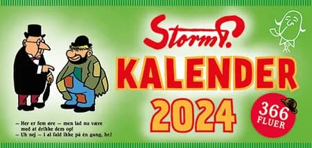 Storm P. - Kalender 2024 - 366 fluer af Robert Storm Petersen