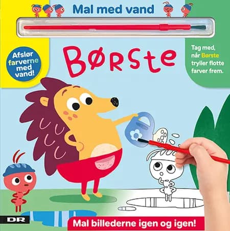 Minisjang - Mal med vand - Børste 