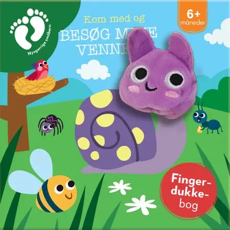 Kom med og besøg mine venner - med fingerdukke af Globe
