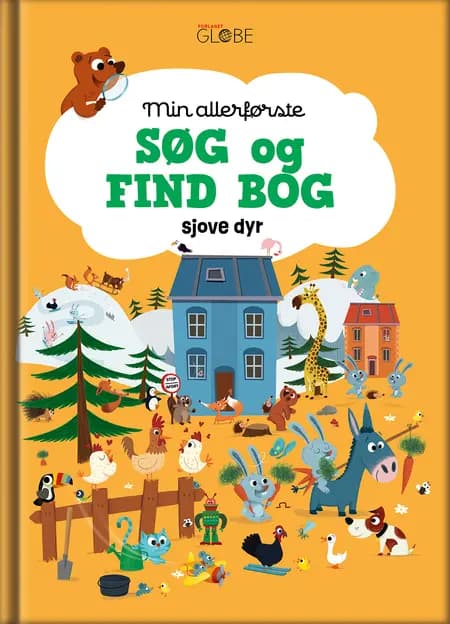 Min allerførste søg og find bog - Sjove dyr af Romain Guyard