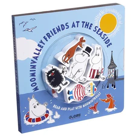 Moominvalley Friends at the Seaside Book (Engelsk) 