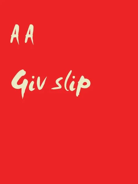 Giv slip af A A