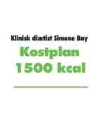 Kostplan 1500 kcal af Simone Bay