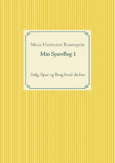 Min SpareBog 1 af Maria Rosenquist