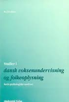 Studier i dansk voksenundervisning og folkeoplysning