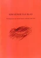 Som runer paa blad