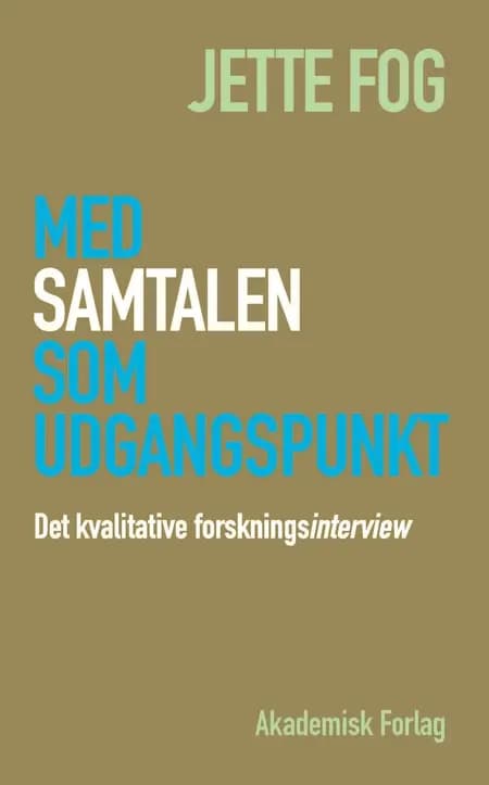 Med samtalen som udgangspunkt af Jette Fog