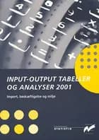 Input-output tabeller og analyser 