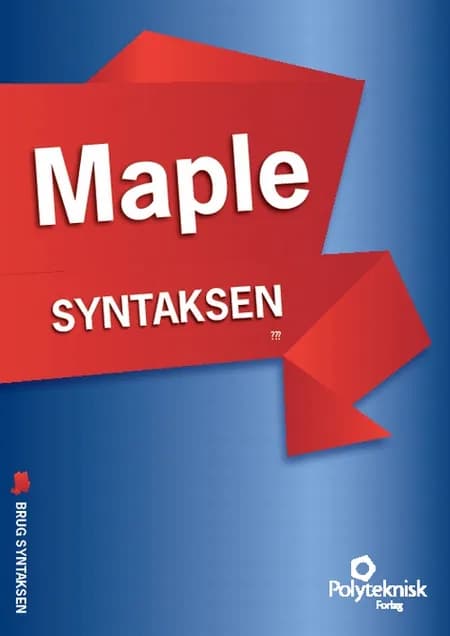 Maple syntaksen af Philip Anton de Saint-Aubain