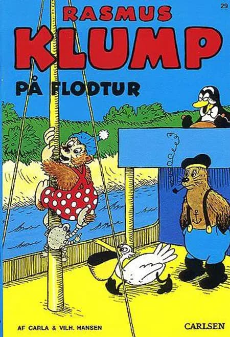 Rasmus Klump på flodtur af Carla Hansen