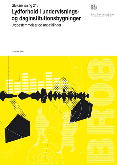 Lydforhold i undervisnings- og daginstitutionsbygninger af Dan Hoffmeyer