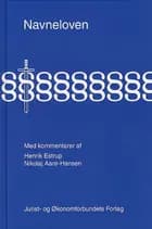 Navneloven med kommentarer af Estrup H og mfl