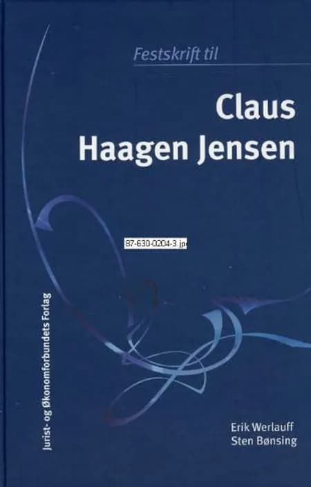 Festskrift til Claus Haagen Jensen af Werlauff E