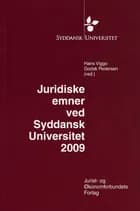 Juridiske emner ved Syddansk Universitet af Pedersen H