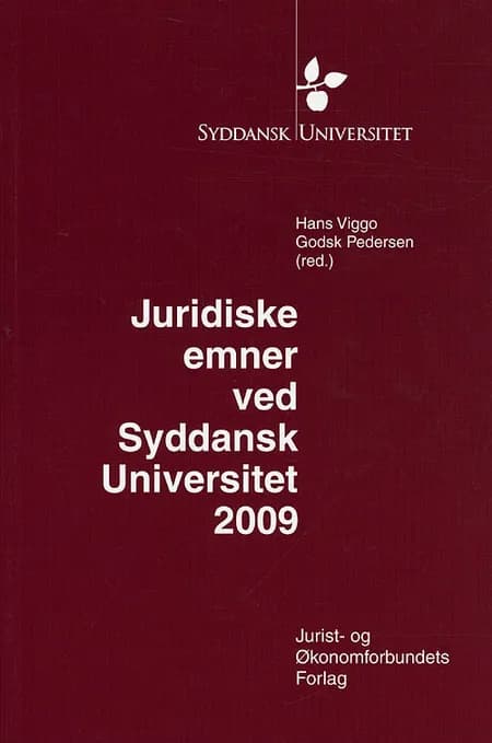 Juridiske emner ved Syddansk Universitet af Pedersen H