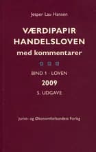 Værdipapirhandelsloven med kommentarer af Jesper Lau Hansen
