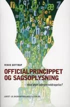 Officialprincippet og sagsoplysning