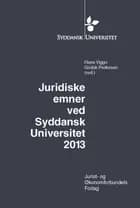 Juridiske emner ved Syddansk Universitet 2013