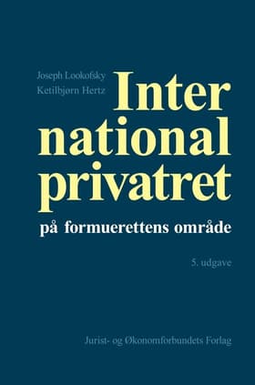 International privatret på formuerettens område af Ketilbjørn Hertz
