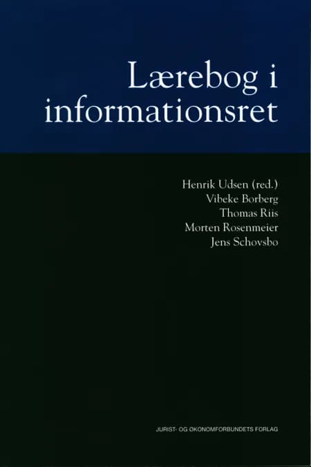 Lærebog i informationsret af Henrik Udsen