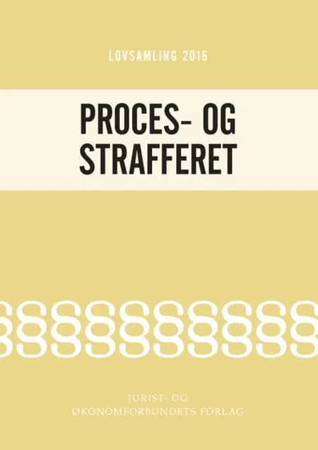 Lovsamling proces- og strafferet 