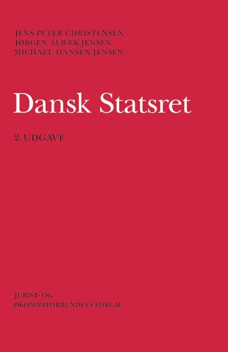 Dansk statsret af Jørgen Albæk Jensen