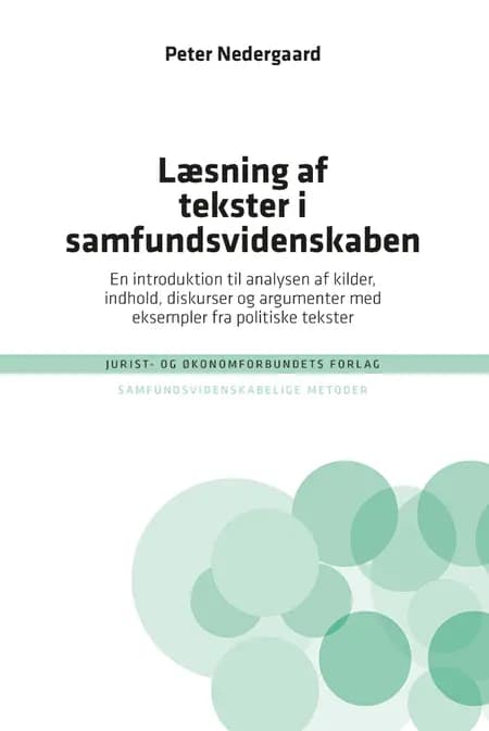 Læsning af tekster i samfundsvidenskaben af Peter Nedergaard