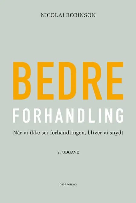 Bedre forhandling af Nicolai Robinson