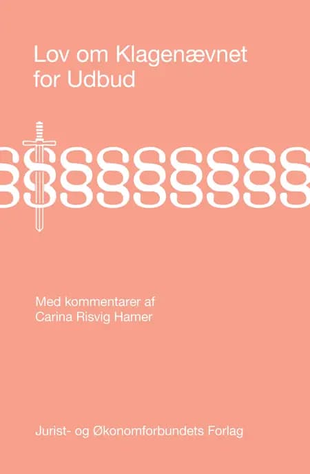 Lov om klagenævnet for udbud af Carina Risvig Hamer