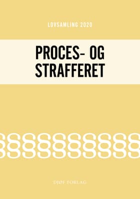 Lovsamling 2020 - Proces- og strafferet af af Jens Møller (red.)