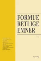 Formueretlige emner af Torsten Iversen, Helle Isager og Morten Midtgaard Fogt