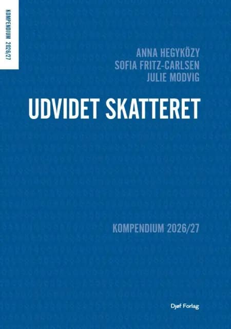 Kompendium i udvidet skatteret af Anna Hegyközy