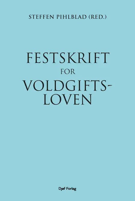 Festskrift for voldgiftsloven af Steffen Pihlblad