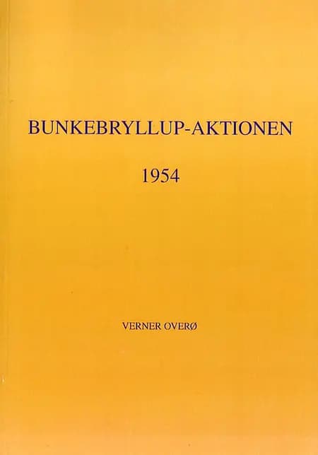 Bunkebryllup af Verner Overø