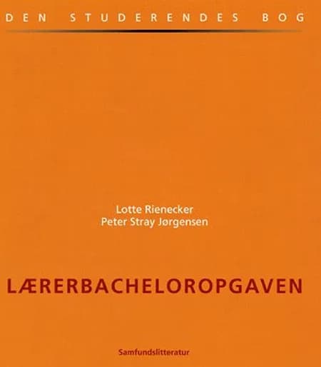 Lærerbacheloropgaven af Peter Stray Jørgensen
