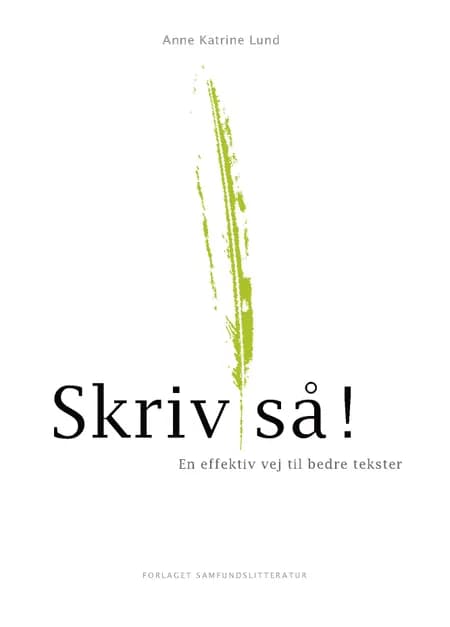 Skriv så! af Anne Katrine Lund