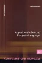 Appositions in selected European languages
