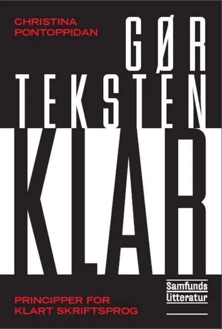Gør teksten klar af Christina Pontoppidan
