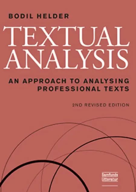 Textual Analysis af Bodil Birgitte Helder