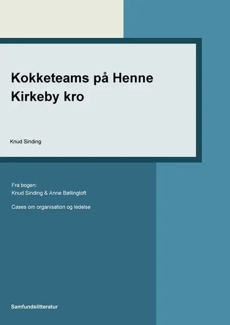 Kokketeams på Henne Kirkeby Kro af Knud Sinding