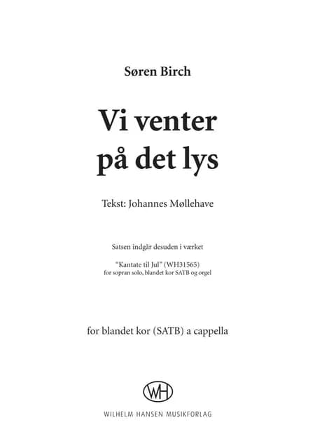 Vi venter på det lys af Søren Birch