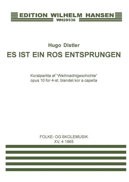 Es ist ein Ros enstprungen af Hugo Distler
