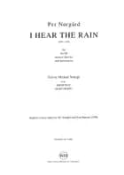 I hear the rain