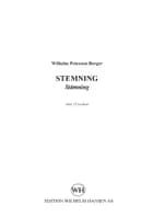 Stemning / Stämning af Wilhelm Peterson-Berger