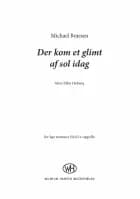 Der kom et glimt af sol i dag (Version for lige stemmer)