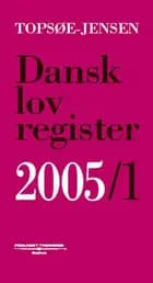 Dansk lovregister 2005/1